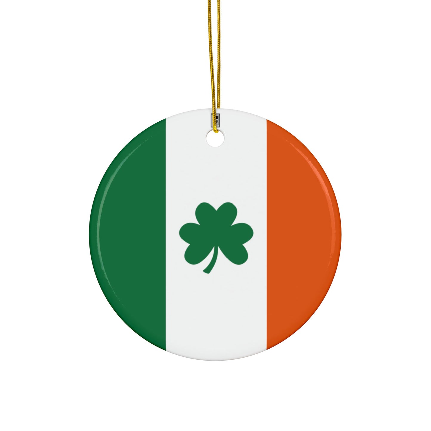 Ceramic Ornament - No. 008 - Shamrock