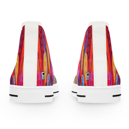 Women's High Top Sneakers, No. 237 A 'Pods' Designed by Irish Artist Fiona de Lacy