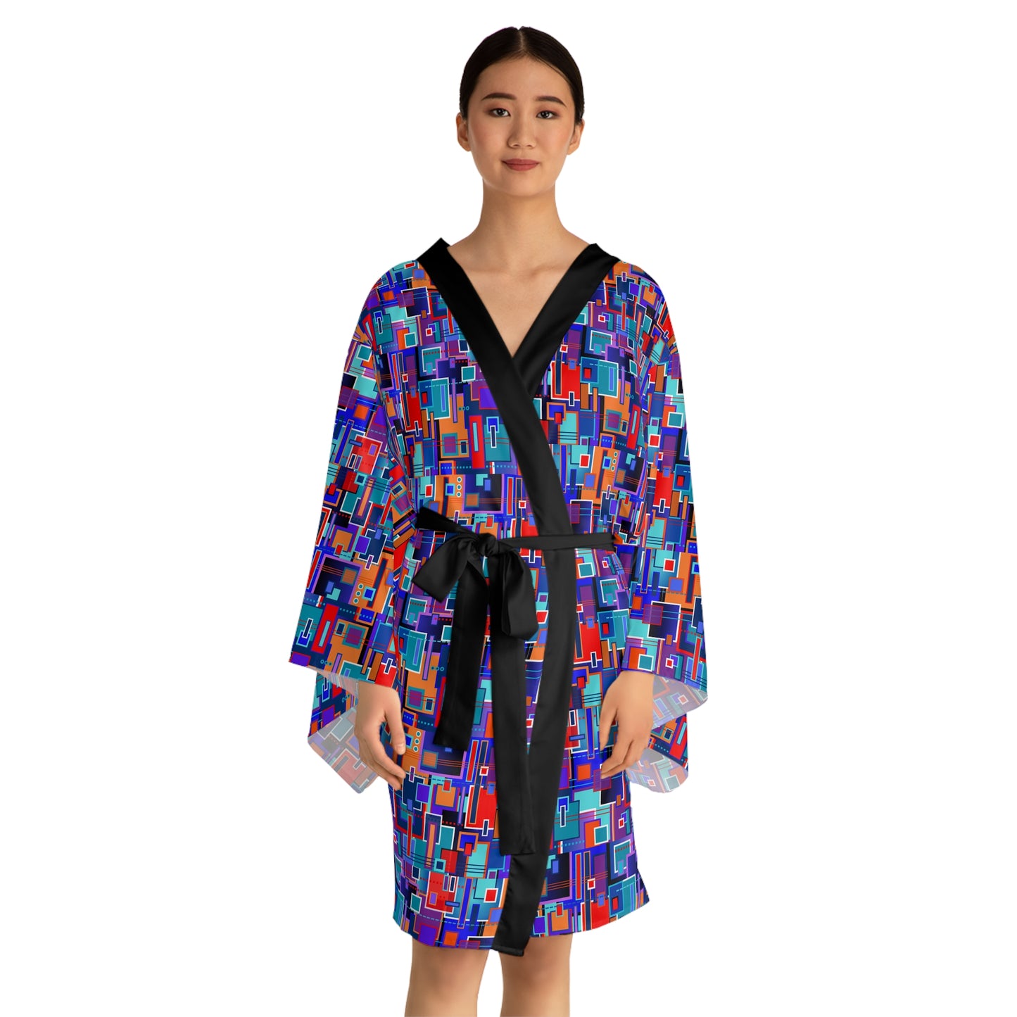 Long Sleeve Kimono Robe - No. 233