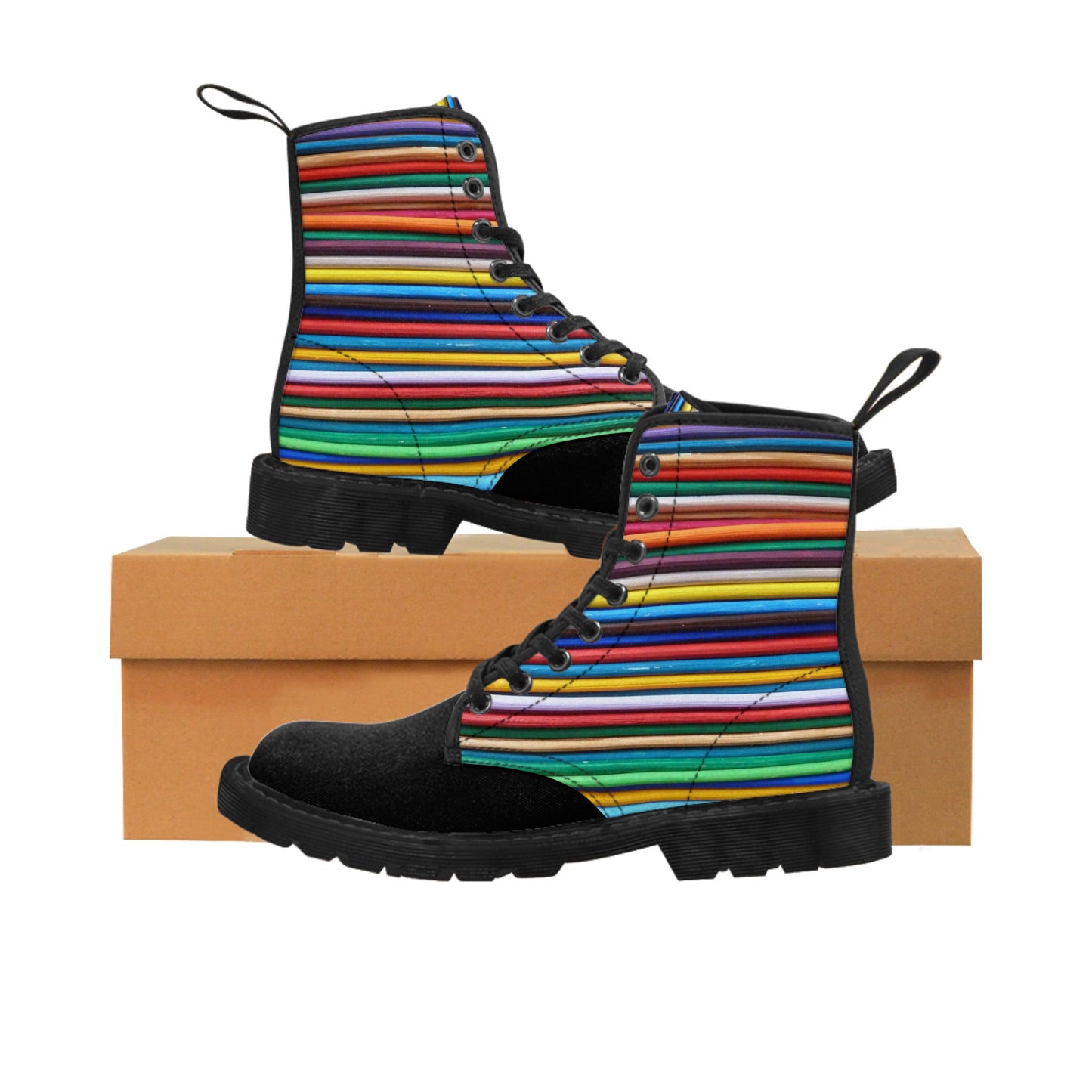 Women's Canvas Boots - No. 308  - 'Pathways'