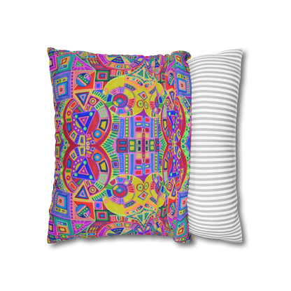 Cushion Pillow Case - No. 260 - Multicoloured Abstract