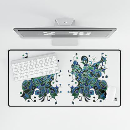 Large, Medium & Small Desk / Mouse Mat - No. 146 'Bird of Paradise'