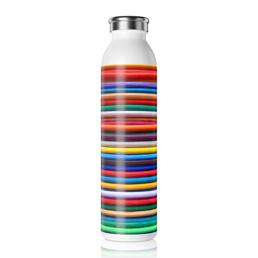 Slim Water Bottle - No.  308 - 'Pathways'