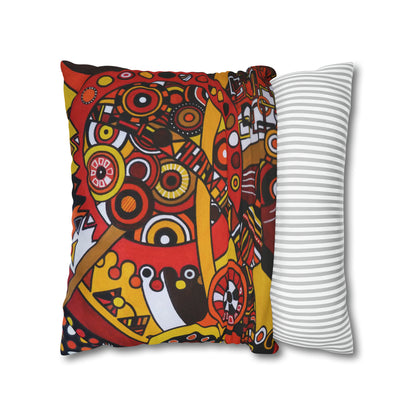 Cushion Pillow Case - No. 222 - 'Clockworks'