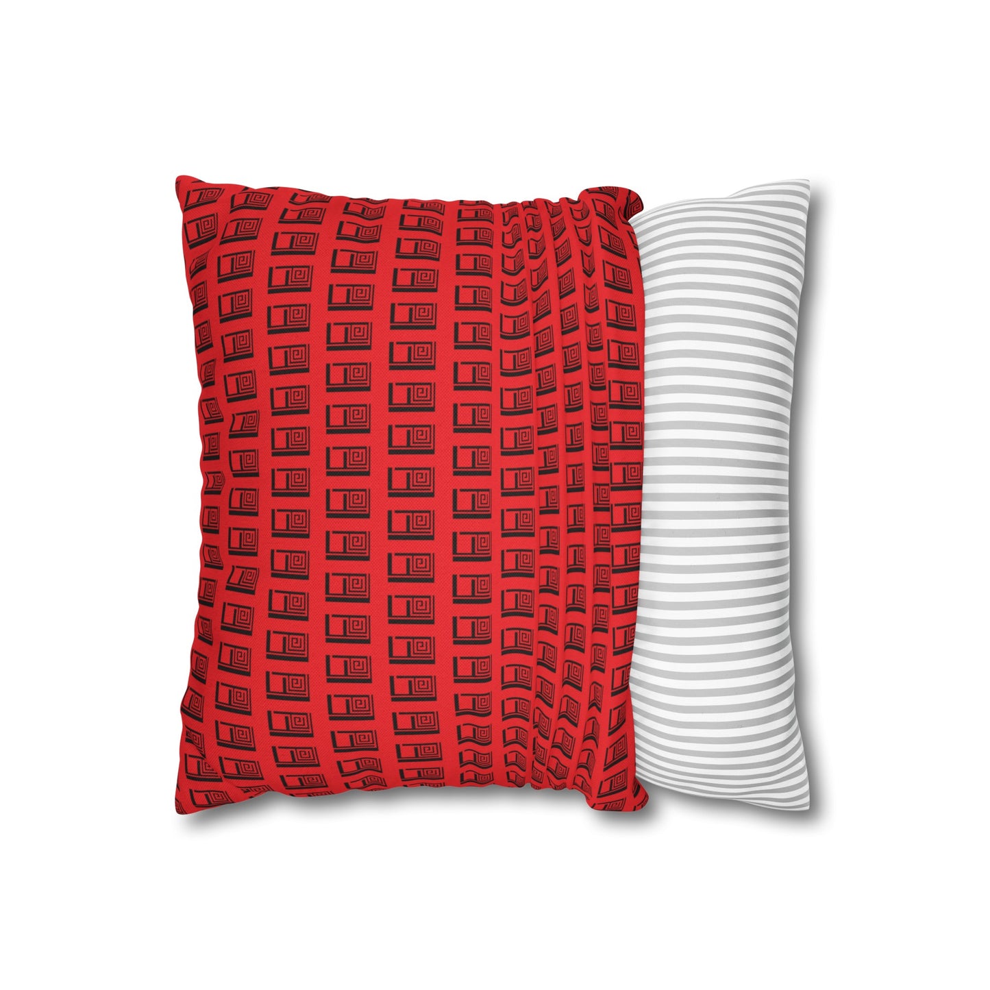 Cushion Pillow Case - No. 000RD - Artists logo on Red