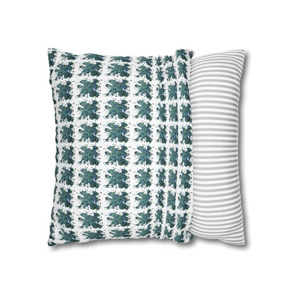 Cushion Pillow Case - No. 146 -  'Bird of Paradise' on White