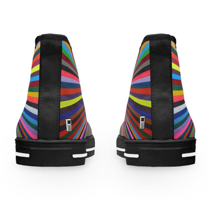 Women's High Top Sneakers, No. 205 - 'Spectrum'