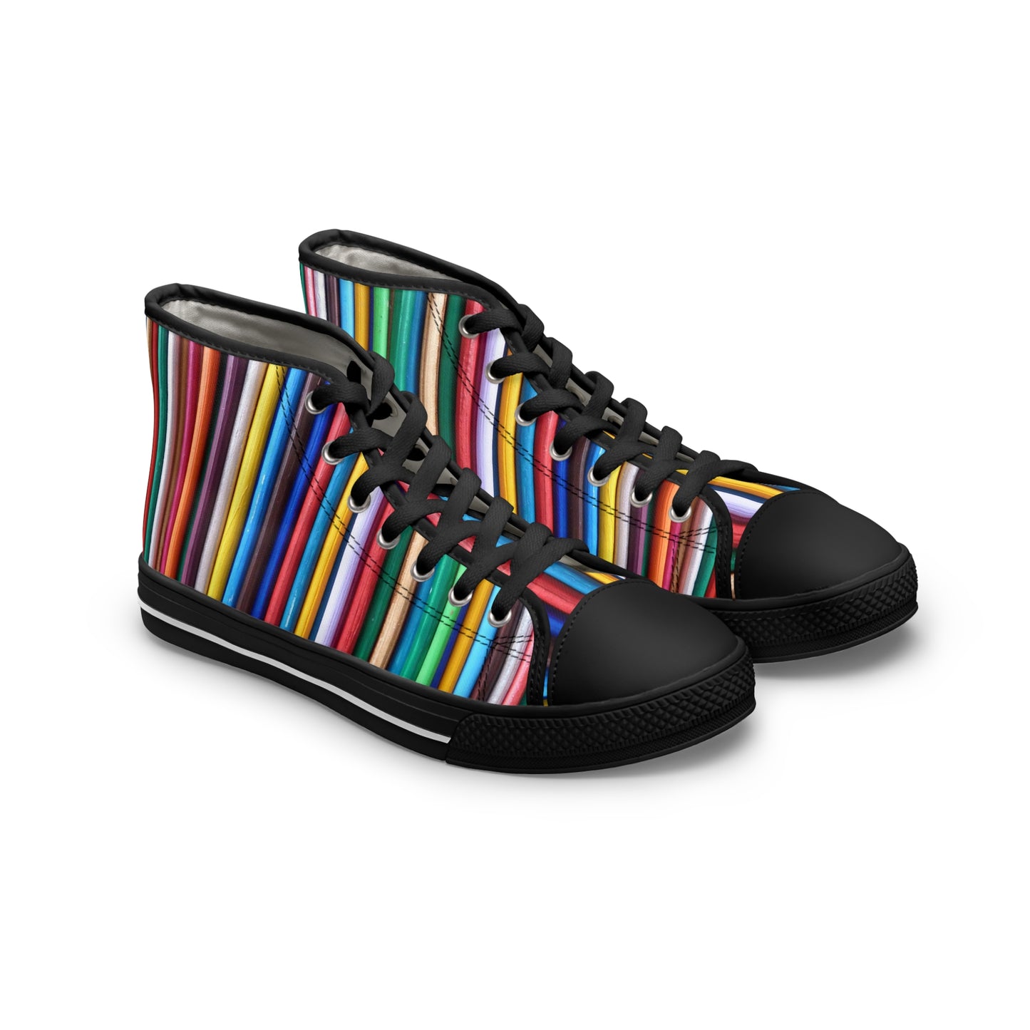 Women's High Top Sneakers - No 308 - 'Pathways'