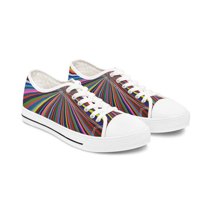 Women's Low Top Sneakers - No. 205 -  'Spectrum'  - By Irish Artist Fiona de Lacy