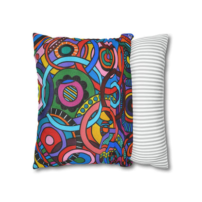 Cushion Pillow Case - No. 221 A - 'Interlinked'