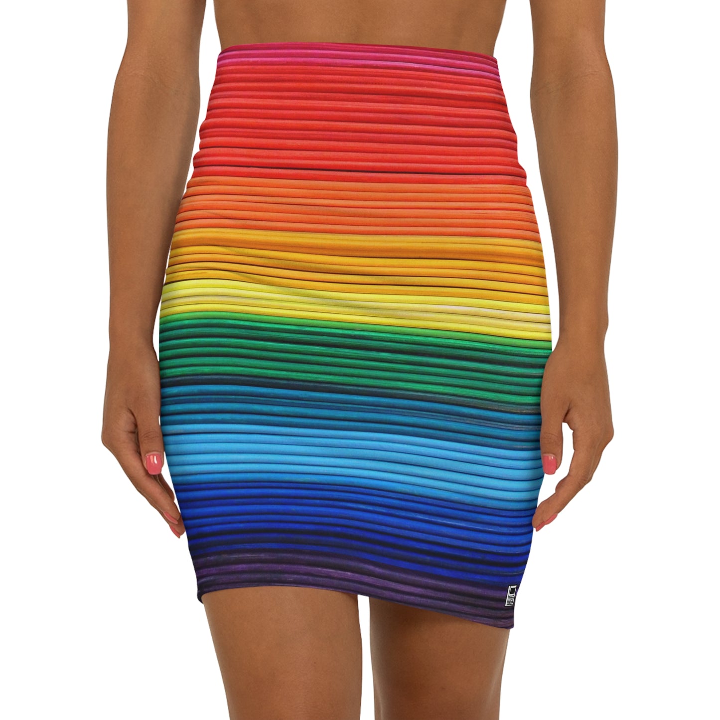 Women's Mini Skirt - No 305 - 'Pride' Rainbow