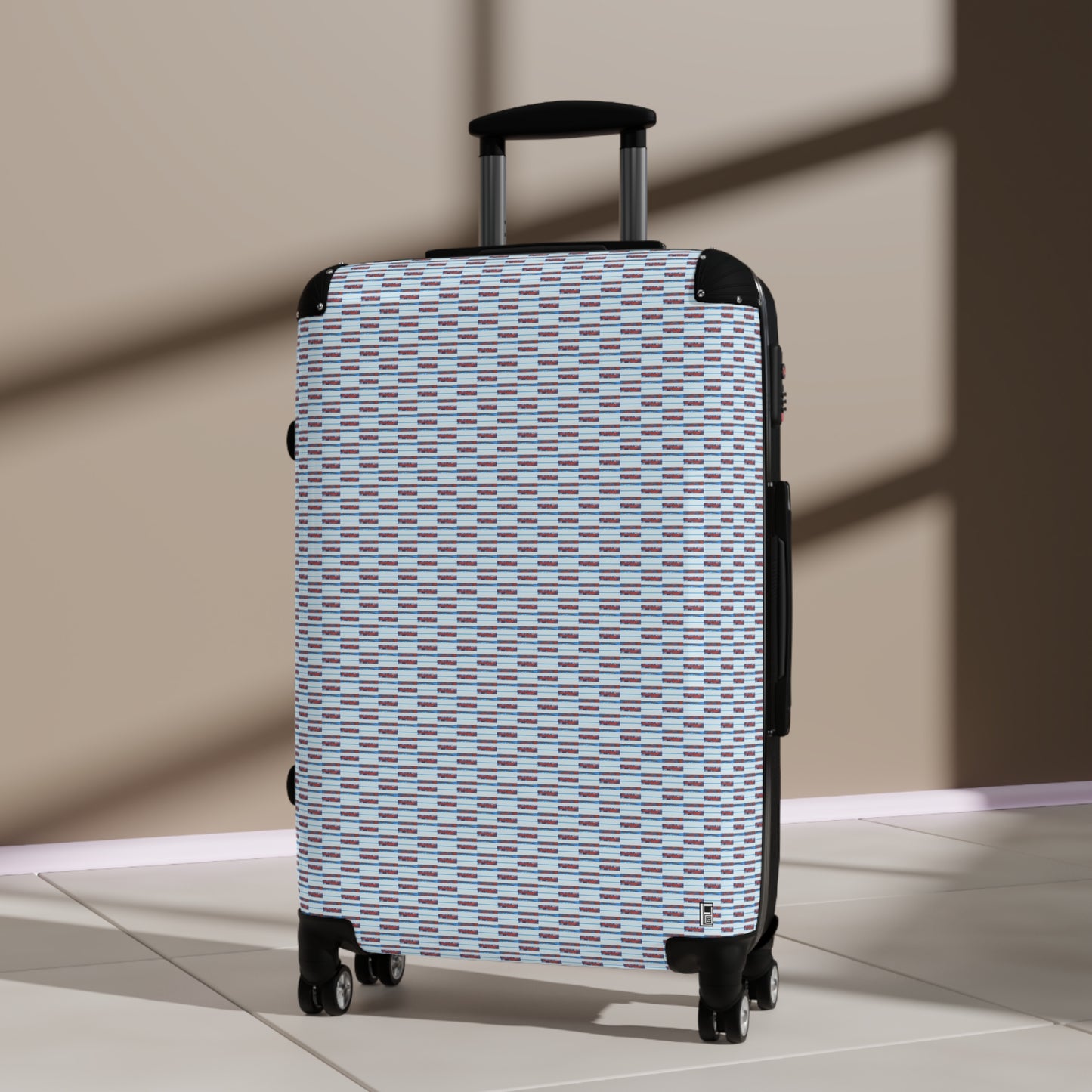 Stylish Suitcase - No. 140 - Thin Blue Line