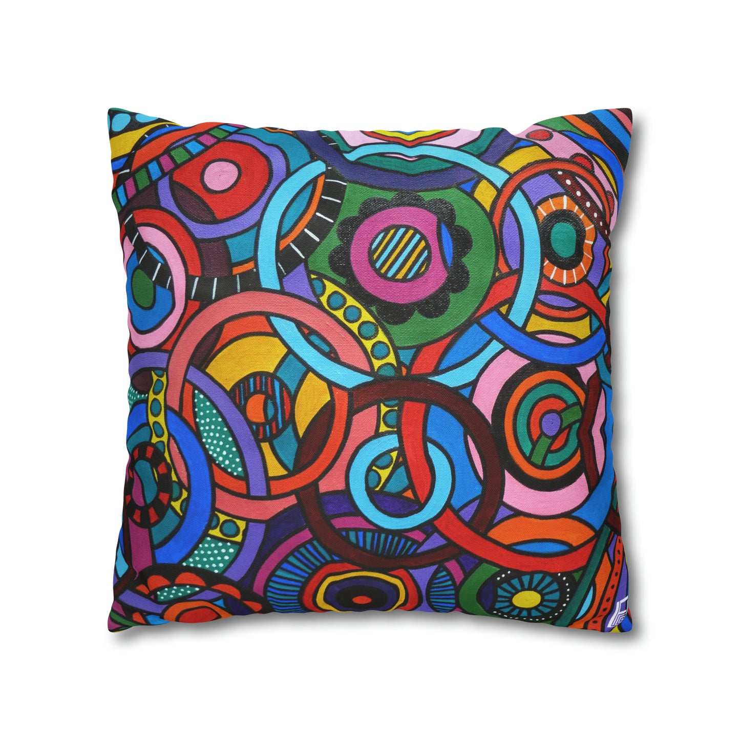 Cushion Pillow Case - No. 221 A - 'Interlinked'