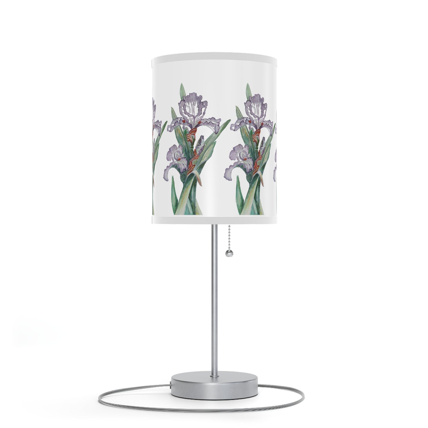 Lamp on a Stand, US|CA plug -  No. 272 - Purple & White Orchid