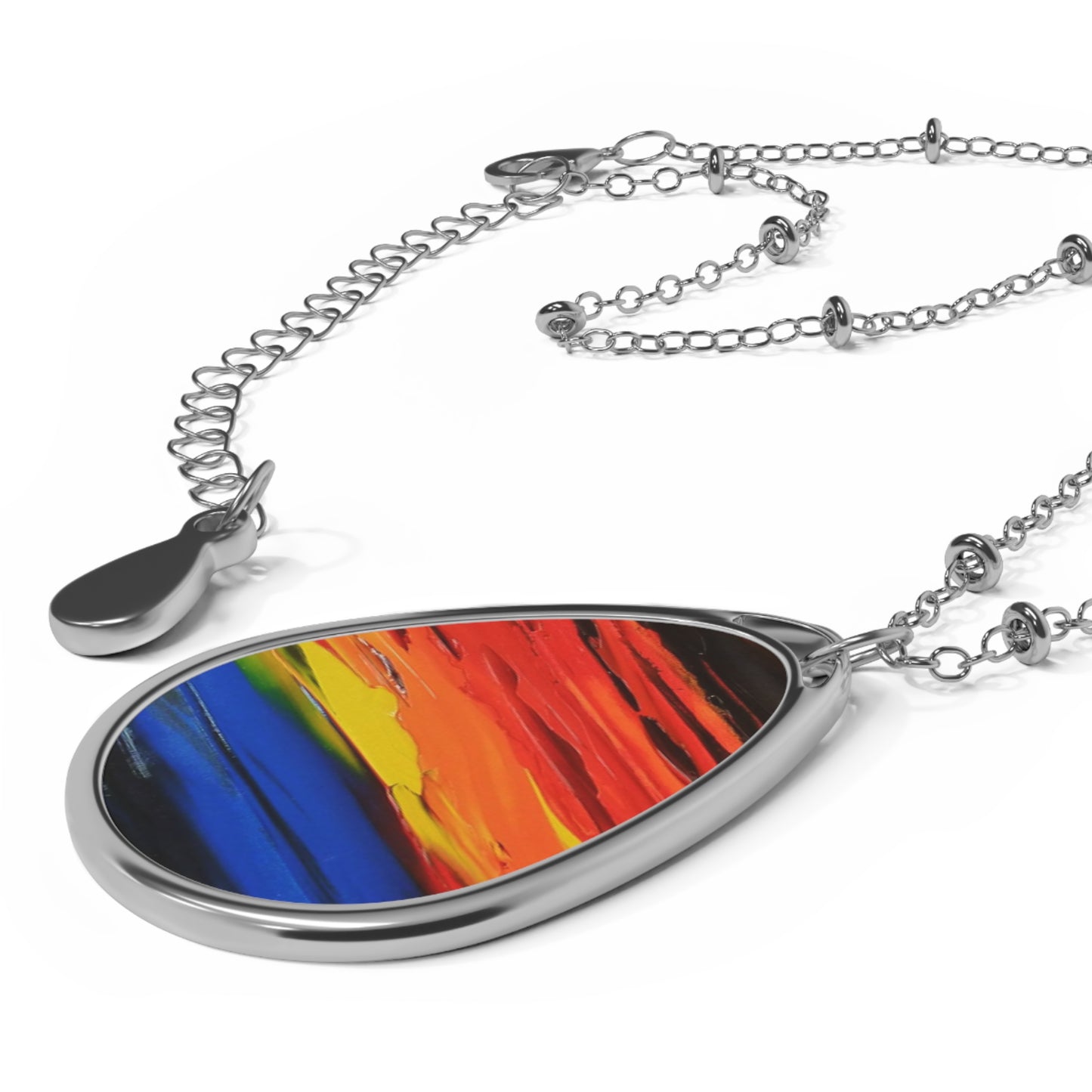 Oval Necklace - No. 143 - Brand New Day - By Irish Artists Fiona de Lacy