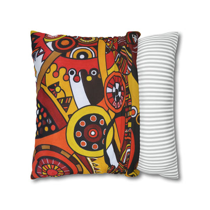 Cushion Pillow Case - No. 222 - 'Clockworks'