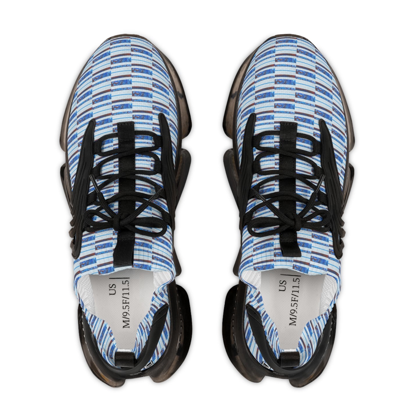 Men's Mesh Sneakers - No. 140 - Thin Blue Line 2