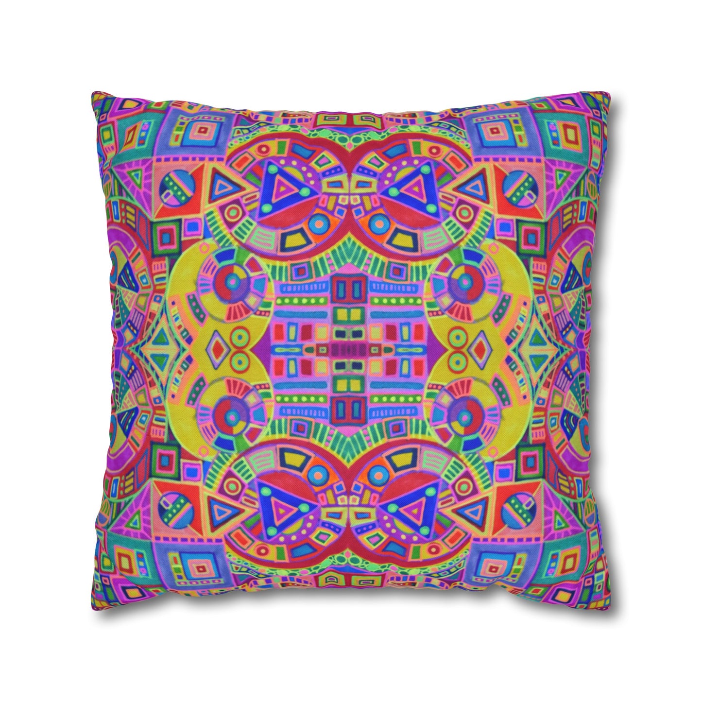 Cushion Pillow Case - No. 260 - Multicoloured Abstract