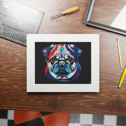 Fine Art Print (Cardboard Frame) - Pug