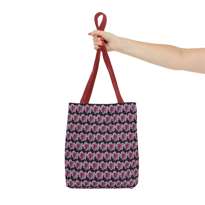 Tote Bag  - No. 269 - Pink & Purple Flower