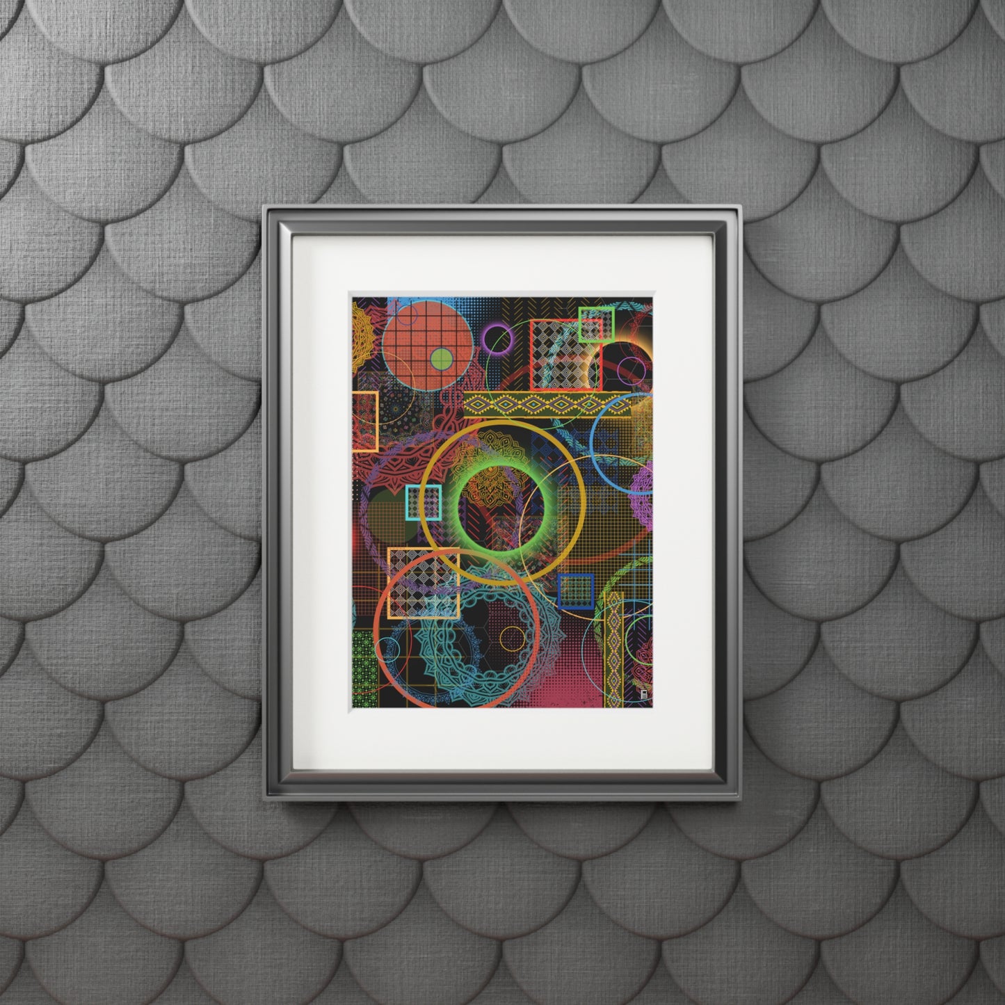 Fine Art Print (Cardboard Frame) - No. 299 - 'Rings'