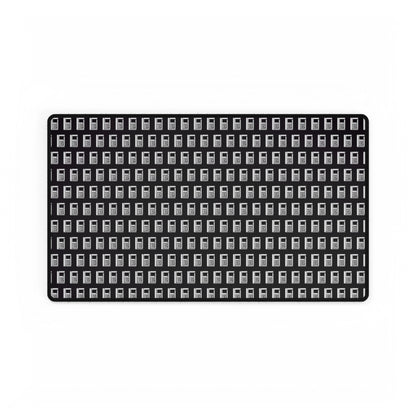 Large, Medium & Small Desk / Mouse Mat - No. 000Bk