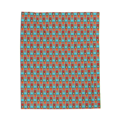 Velveteen Plush Blanket - No. 133 - 'Dyslexic'