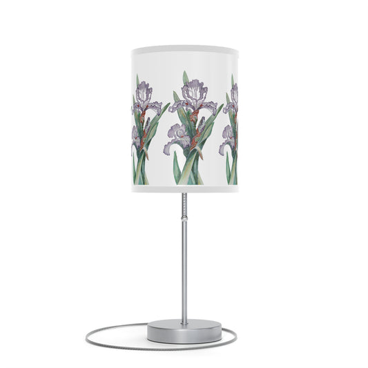 Lamp on a Stand, US|CA plug -  No. 272 - Purple & White Orchid