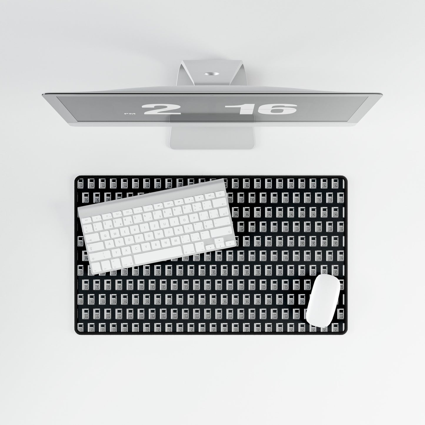 Large, Medium & Small Desk / Mouse Mat - No. 000Bk