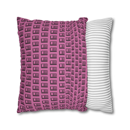 Cushion Pillow Case - No. 000PK - Artists Company Logo on Pink