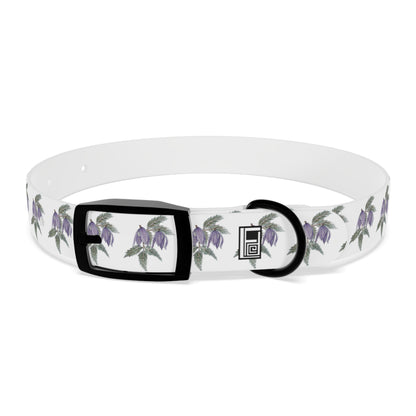 Dog Collar - No. 270 - Purple Drop Flowers