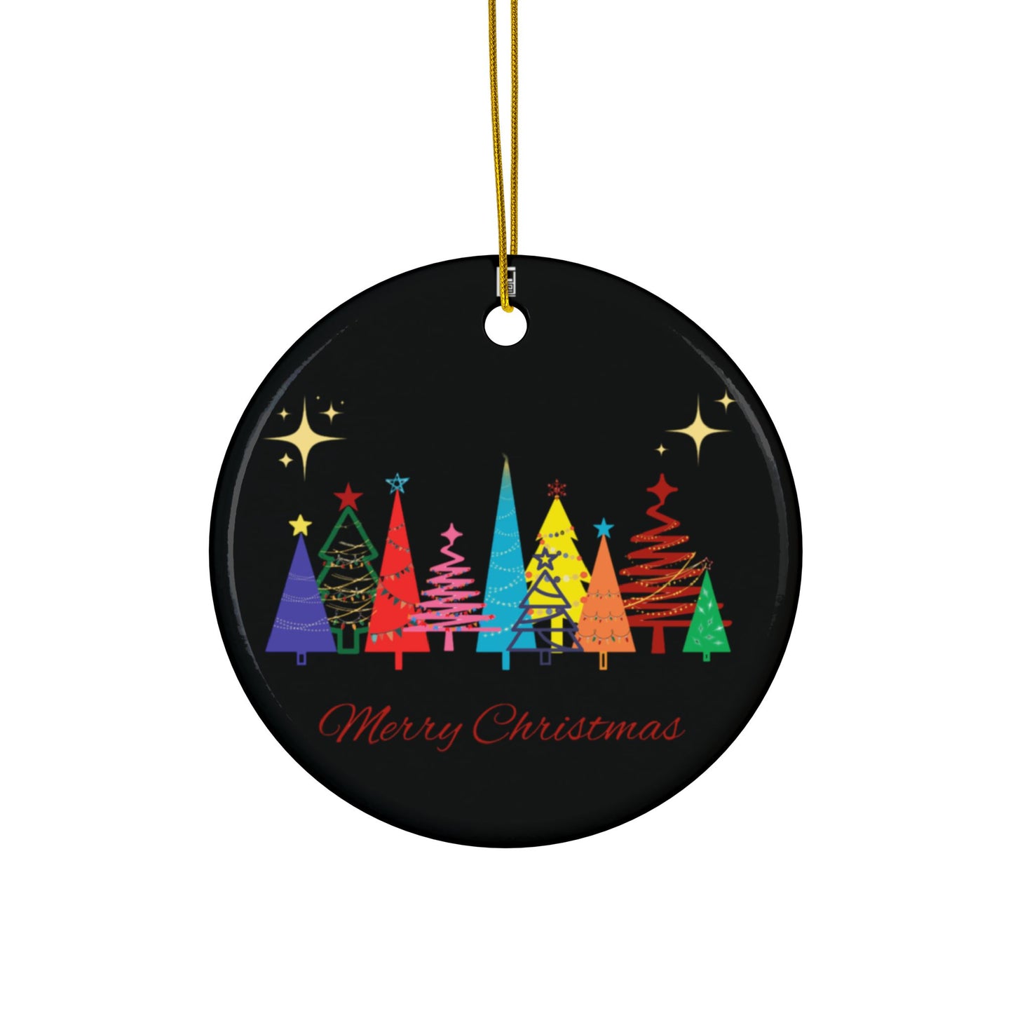 Ceramic Ornament - Merry Christmas BL