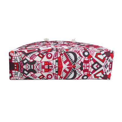 Weekender Bag / Beach Bag / Overnight Bag - No. 276 - 'Interlocked'