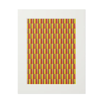 Fine Art Print (Cardboard Frame) - No. 130 - Sunrise Pattern