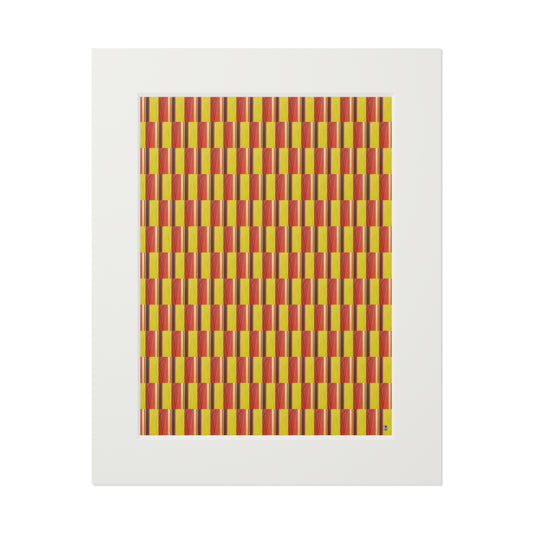 Fine Art Print (Cardboard Frame) - No. 130 - Sunrise Pattern