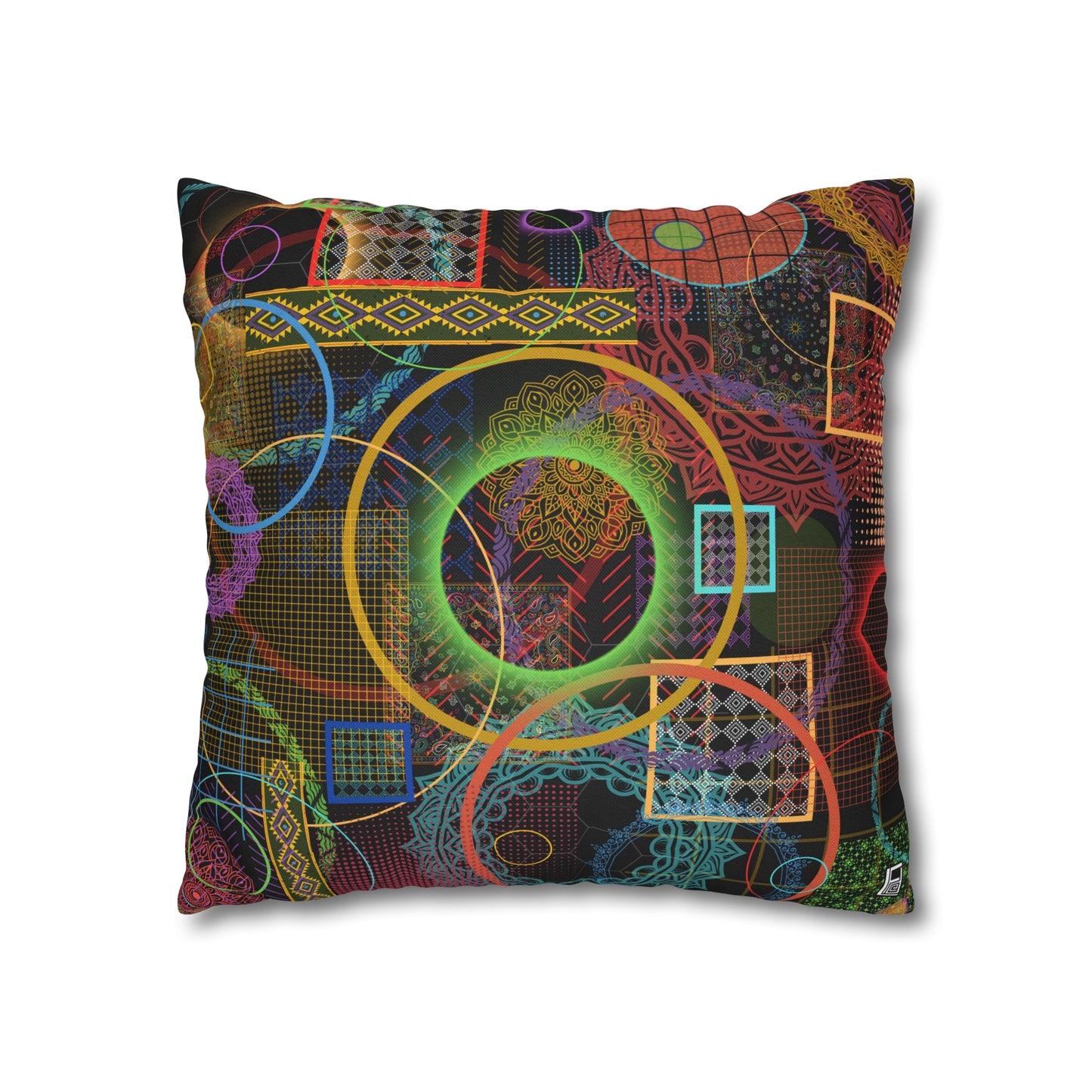 Cushion Pillow Case - No. 299 - Multicolour Abstract