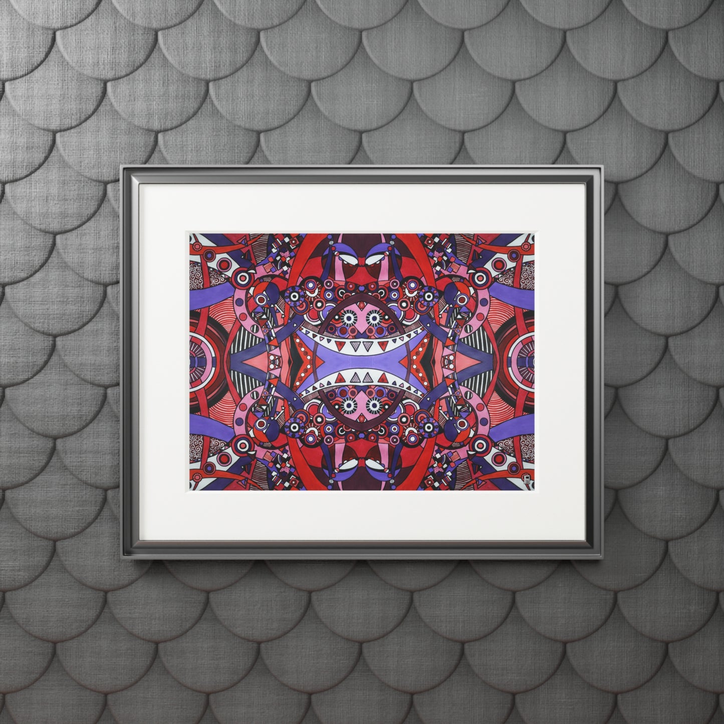 Fine Art Print (Cardboard Frame) - No. 220 - Connections Pattern