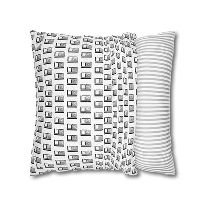 Cushion Pillow Case - No. 000WE - Logo on White