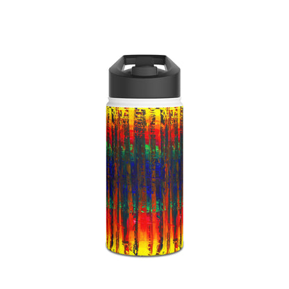 Stainless Steel Water Bottle - No. 138 - Rainbow