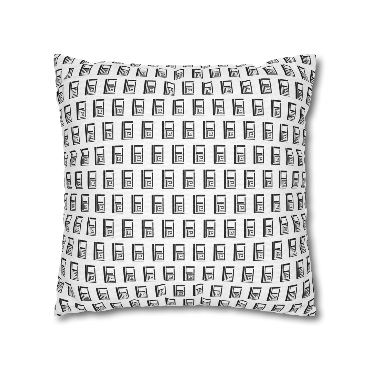 Cushion Pillow Case - No. 000WE - Logo on White