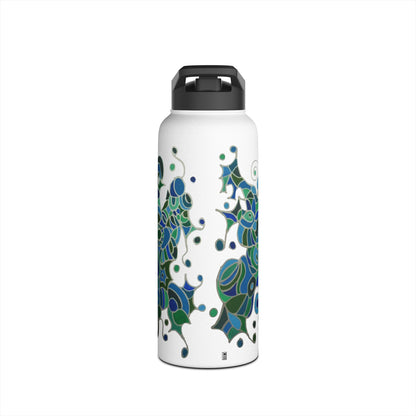 Stainless Steel Water Bottle - No. 146 - Bird of paradise