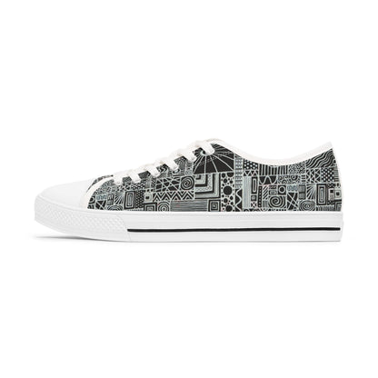 Women's Low Top Sneakers, Black Sole - No. 252