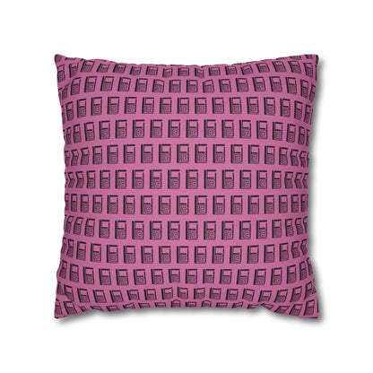 Cushion Pillow Case - No. 000PK - Artists Company Logo on Pink