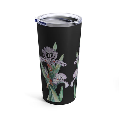 Tumbler 20oz - No. 272 Purple Orchid - By Irish Artist Fiona de Lacy