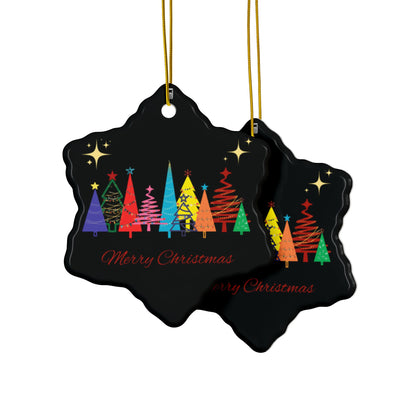 Ceramic Ornament - Merry Christmas BL