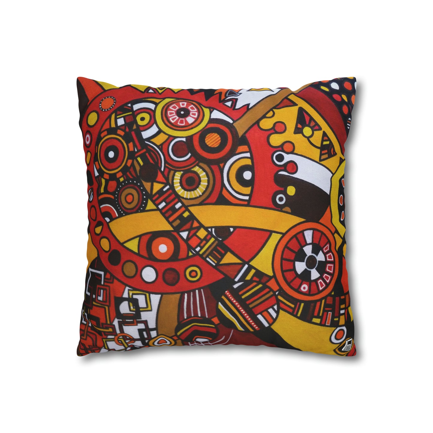 Cushion Pillow Case - No. 222 - 'Clockworks'