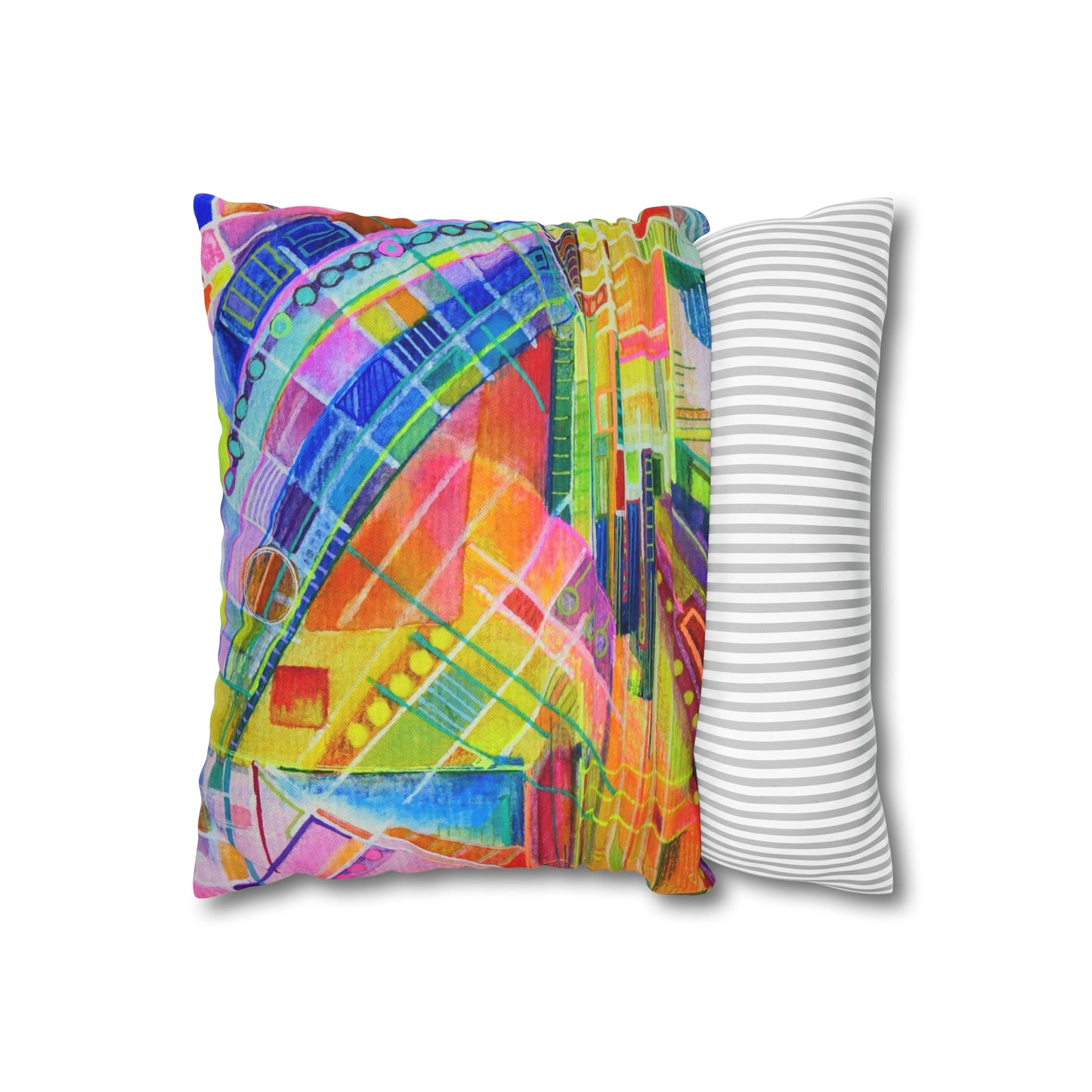 Cushion Pillow Case - No. 234 - Water Colour Abstract