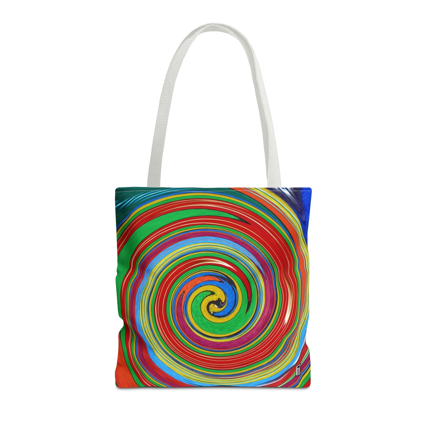 Tote Bag  - No.303 - 'Swirl Blue & Orange'