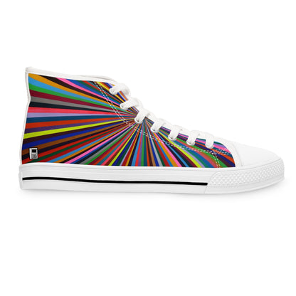 Women's High Top Sneakers, No. 205 - 'Spectrum'