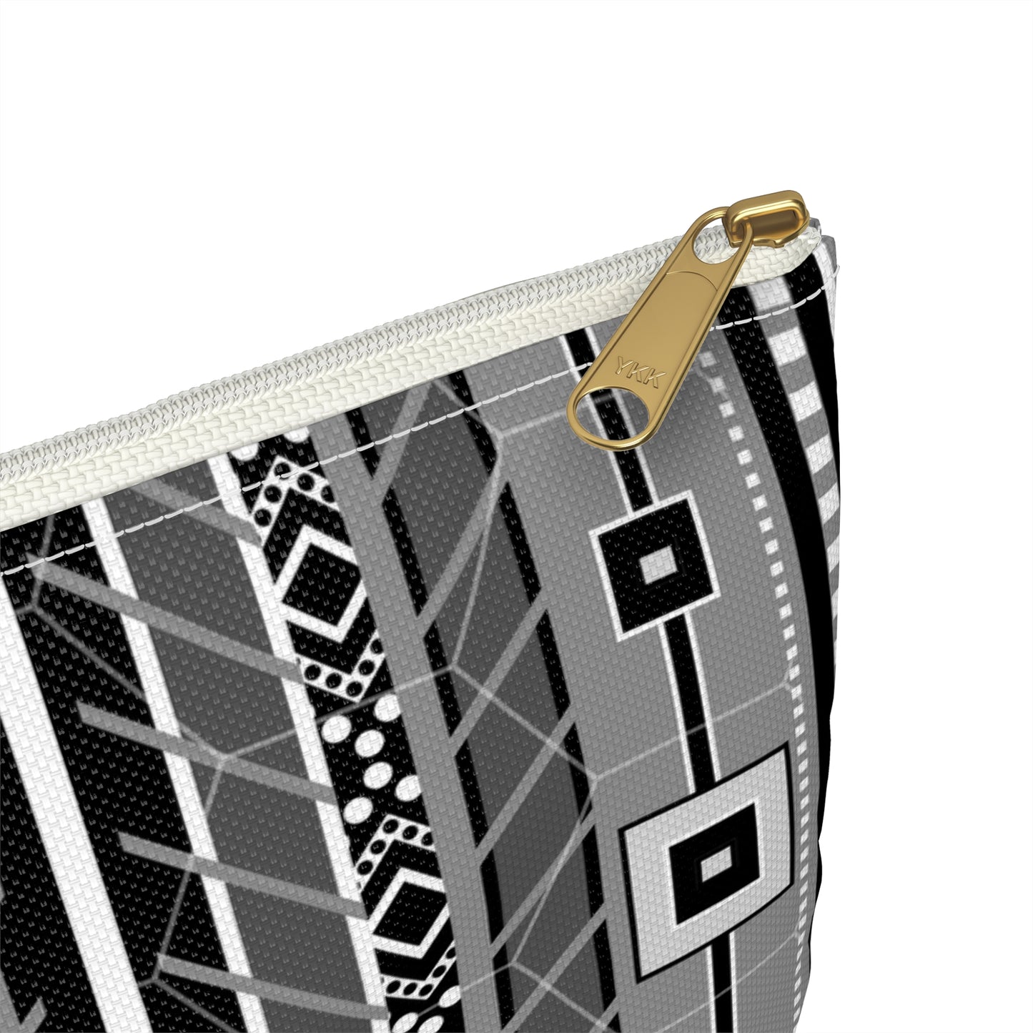 Make Up Bag - No. 298 - Black & White Stripe